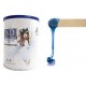 CIRE POT PELABLE BLEU  800 mL ND