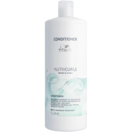 WELLA PROFESSIONNELLE CONDITIONNEUR DÉMÉLANT BOUCLES NUTRICURL 1L