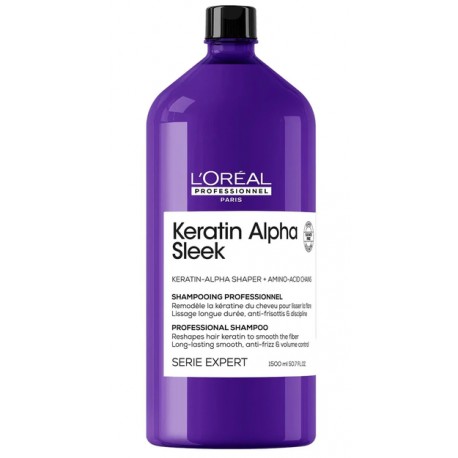 Shampooing Keratin Alpha Sleek L'Oréal Professionnel 1000ML