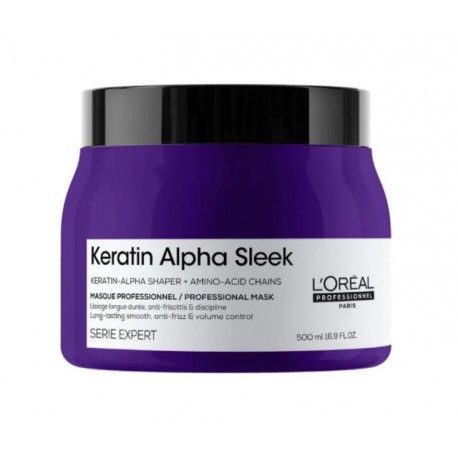 Masque disciplinant Keratin Alpha Sleek L'Oréal Professionnel 500ML